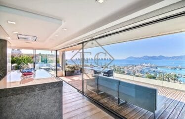 CANNES CROISETTE – PENTHOUSE D’EXCEPTION AVEC VUE MER PANORAMIQUE